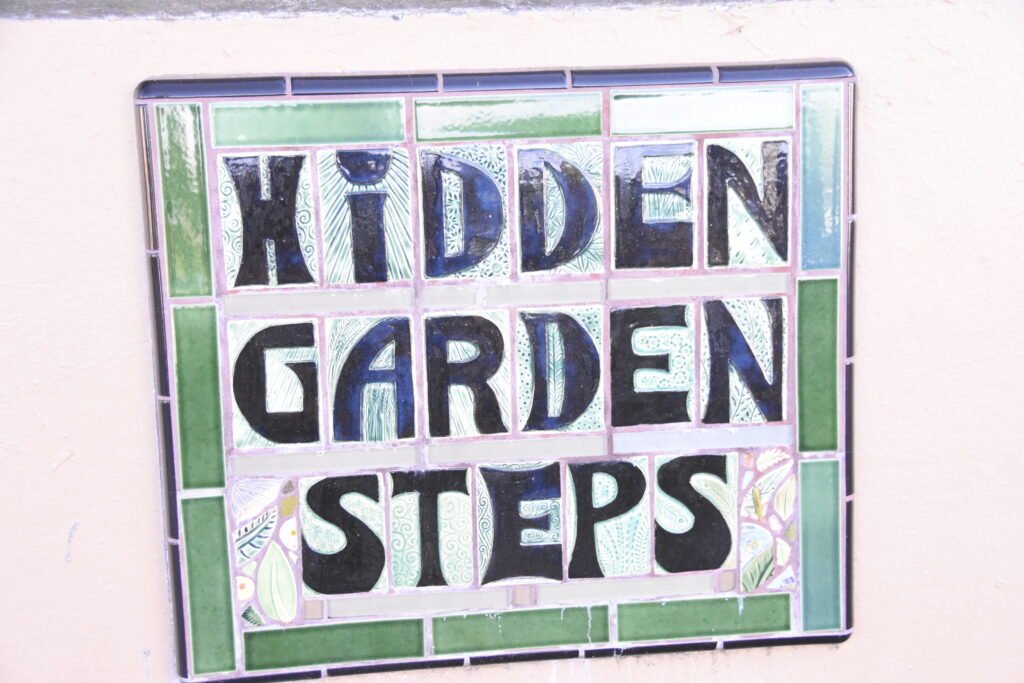 Hidden Garden steps